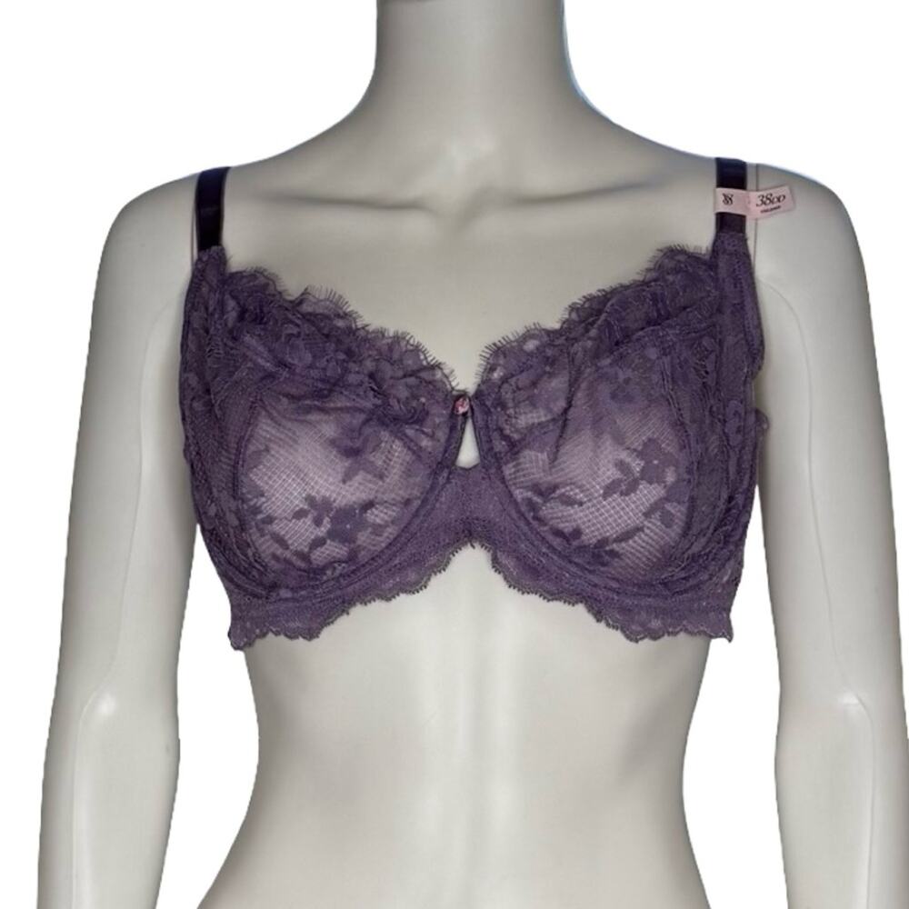 Victoria's Secret Dream Angels The Fabulous Unlined Lace Full-Cup Bra Sz 38DD
